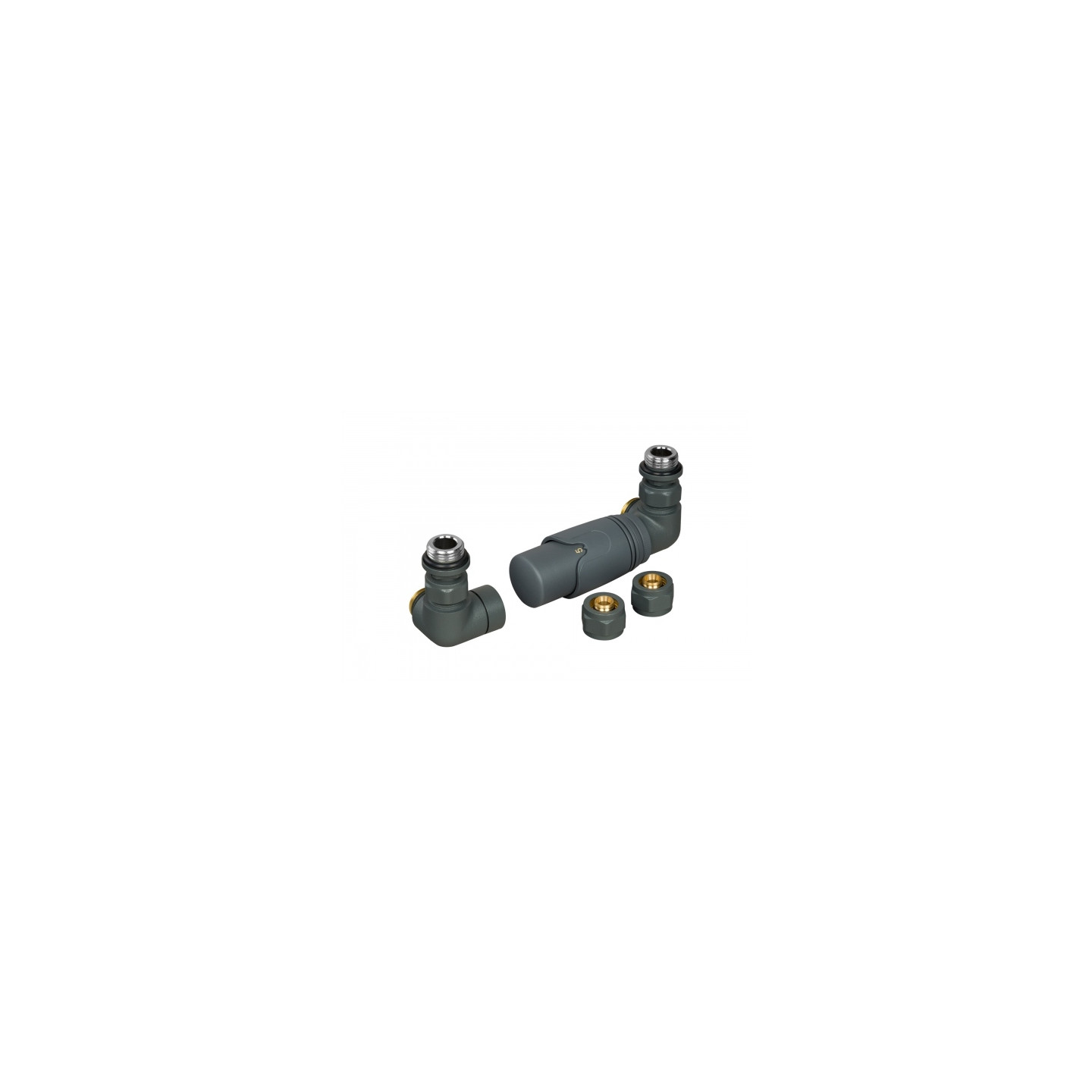 Zestaw termostatyczny Tri Axial Valve 3D TAV-G-P grafit prawy
