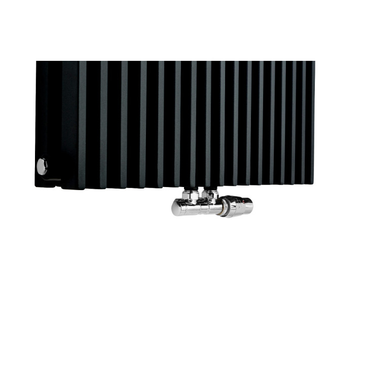 Grzejnik dekoracyjny Highliner HG2E-1800x600-D50-B czarny mat