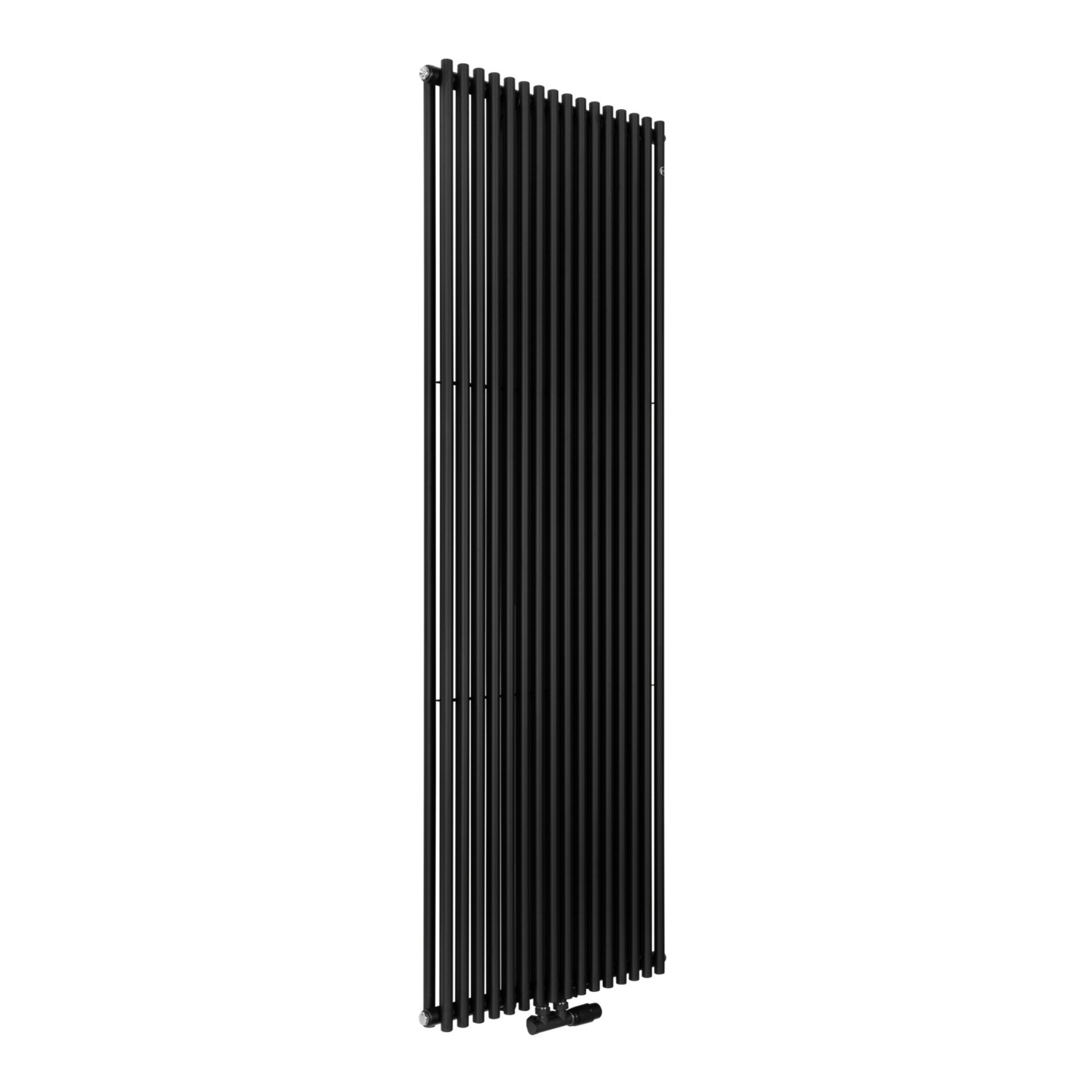 Grzejnik dekoracyjny pionowy Matrix 2 1800x660 D50 czarny mat