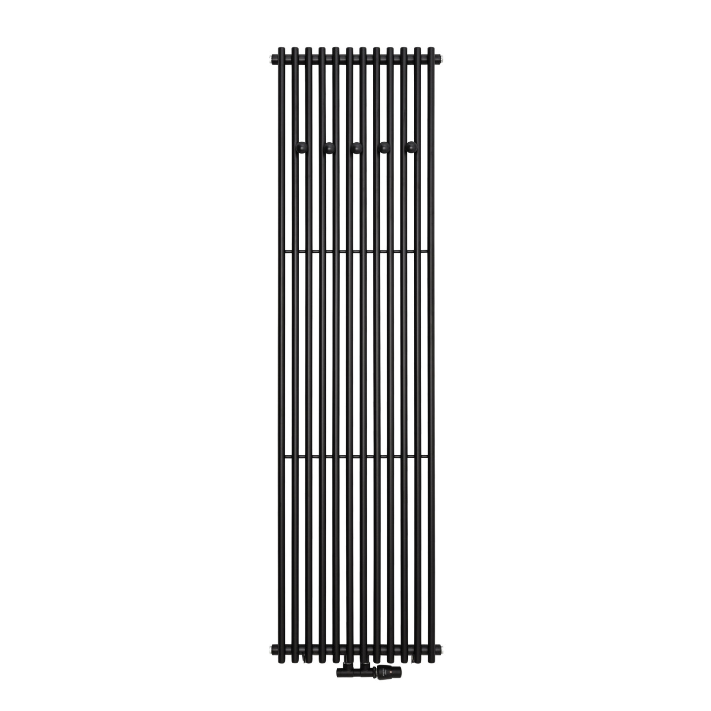 Grzejnik dekoracyjny pionowy Matrix 1 1800x500 957W czarny mat