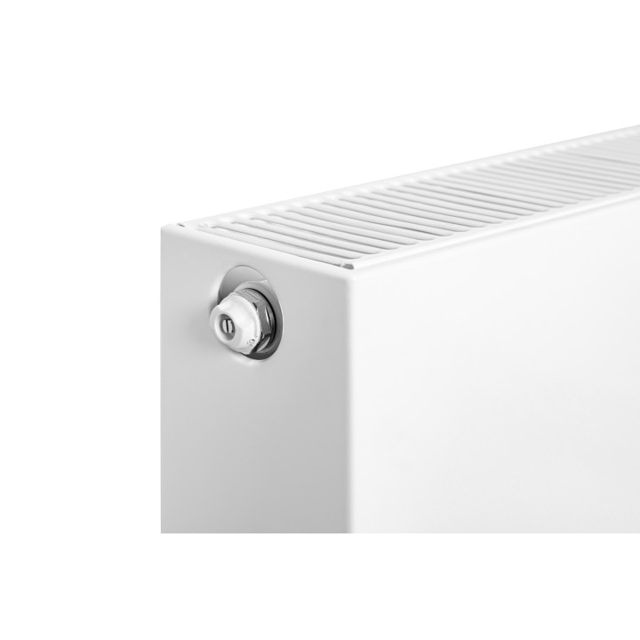 Grzejnik dekoracyjny poziomy Space SPL22E 600x600 biały prawy
