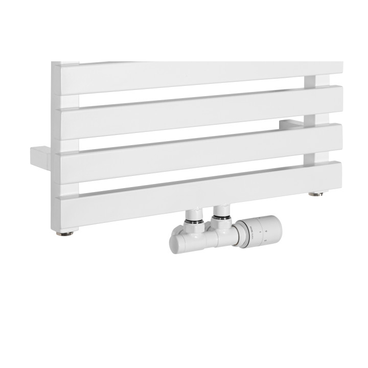 Grzejnik łazienkowy DELFINA DF-800x500-D50-WM biały mat