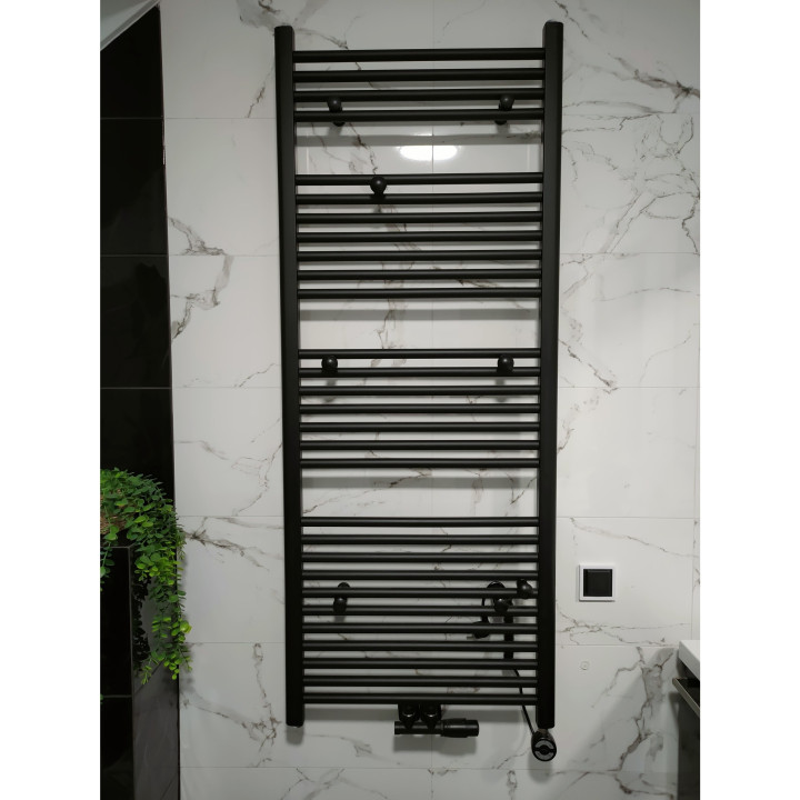 Grzejnik łazienkowy Constans 1500x600 D50 czarny