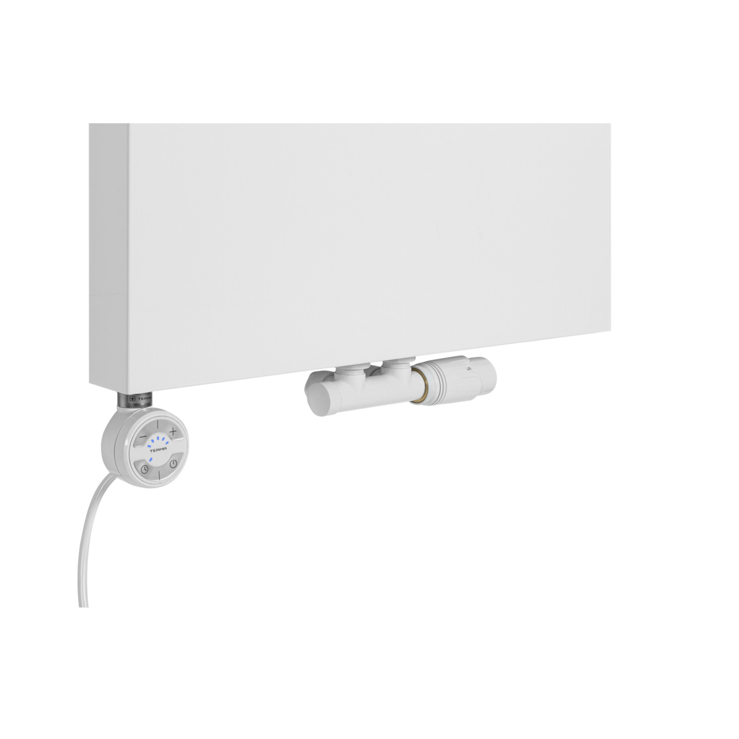 Grzejnik dekoracyjny pionowy Space SP10E 1600x500 biały mat