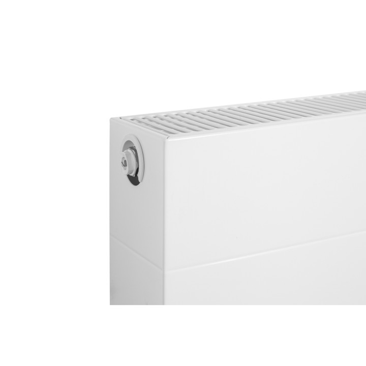 Grzejnik dekoracyjny poziomy Space SPL22E 600x600 biały prawy