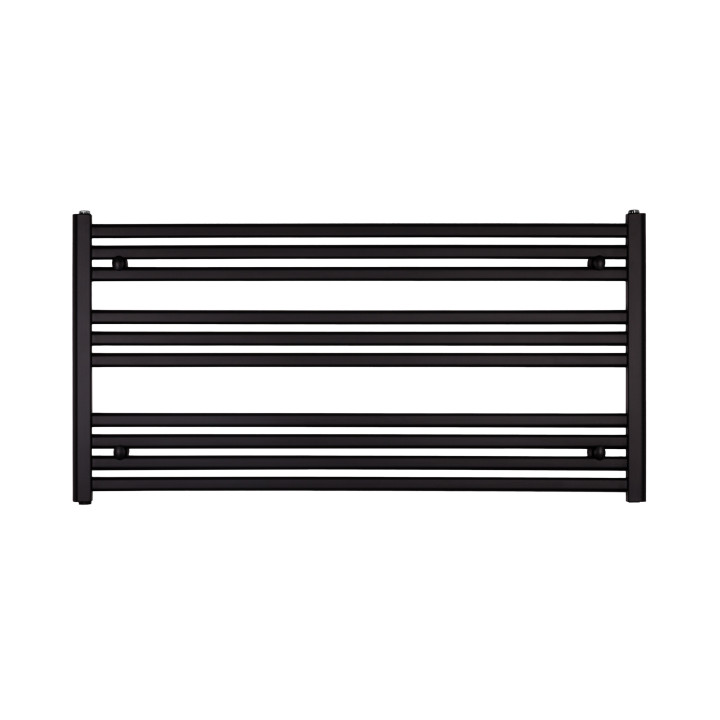 Grzejnik łazienkowy poziomy Intention IT-600x1200-B 60x120cm, moc 623W, czarny