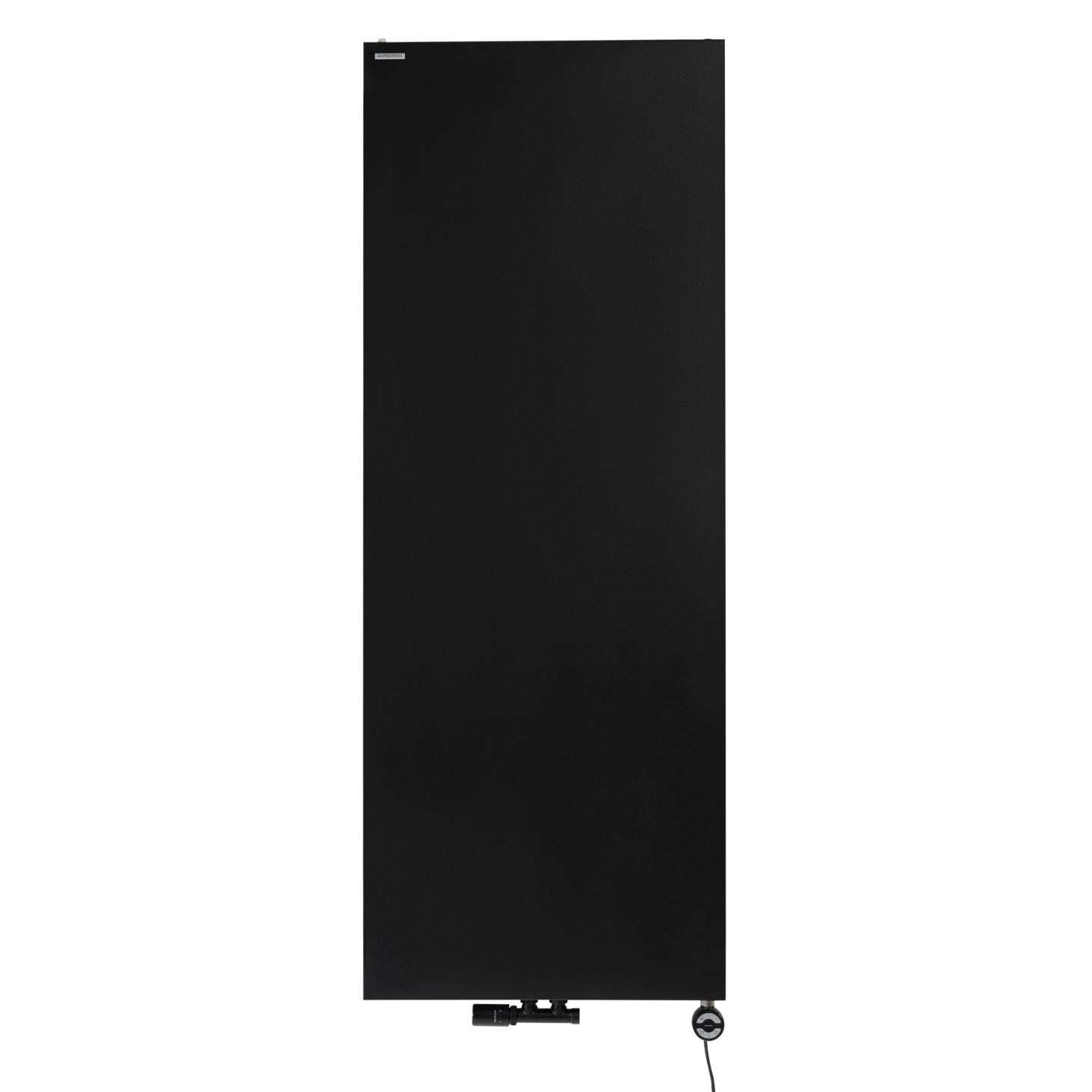 Grzejnik dekoracyjny pionowy Space SP20E 1600x600 czarny struktura