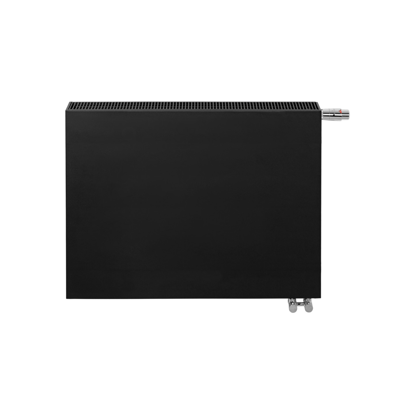 Grzejnik dekoracyjny poziomy Space V22 600x800 czarny prawy