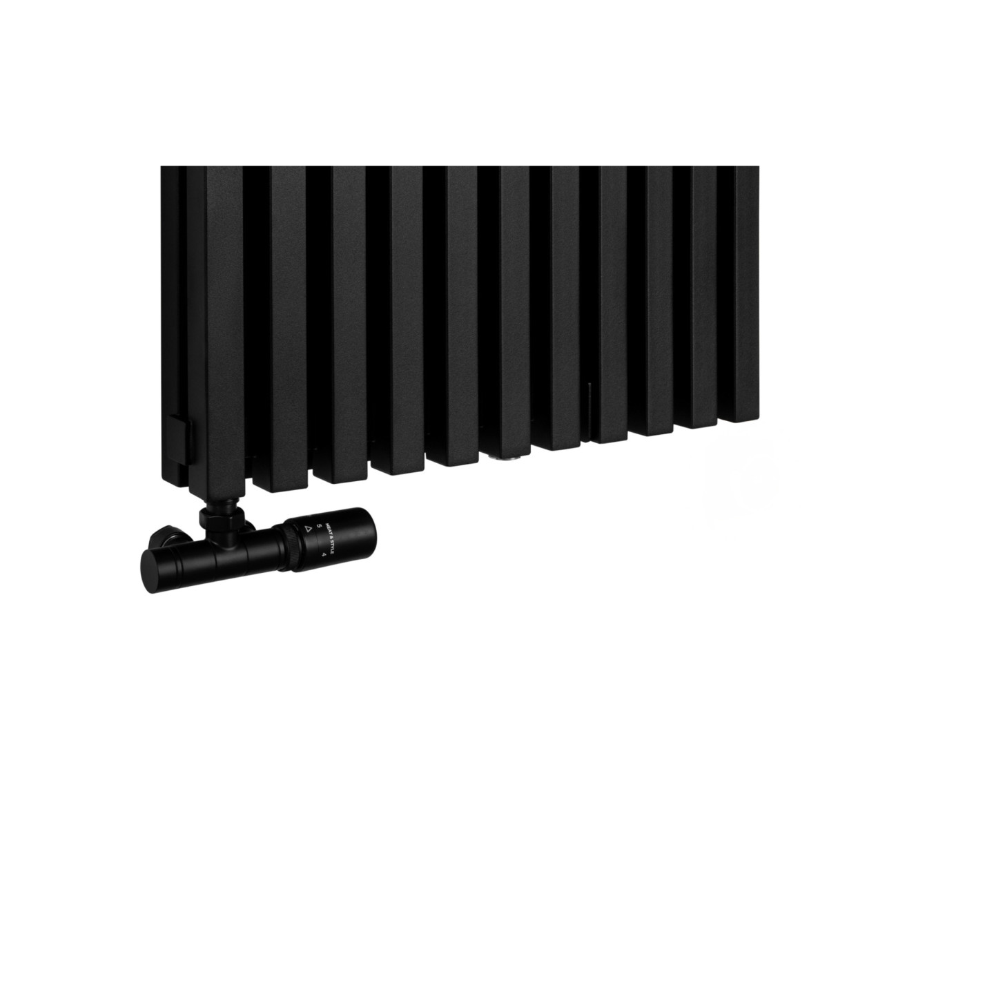 Grzejnik dekoracyjny EXTREME 1600x540, czarny
