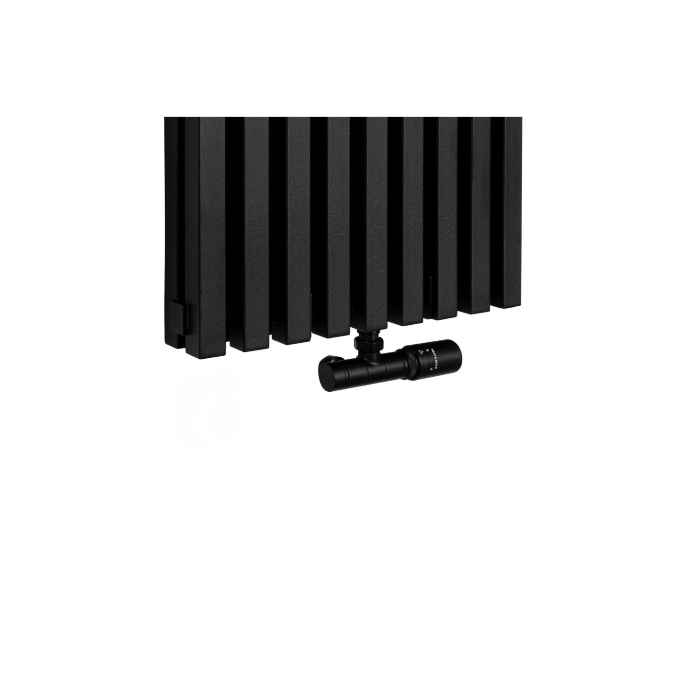 Grzejnik dekoracyjny EXTREME 1600x440, czarny