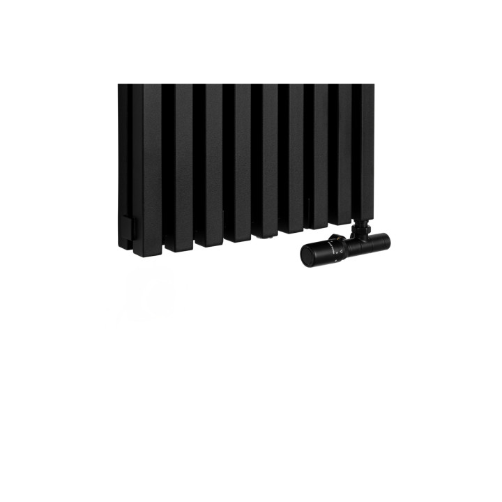 Grzejnik dekoracyjny EXTREME 1600x440, czarny