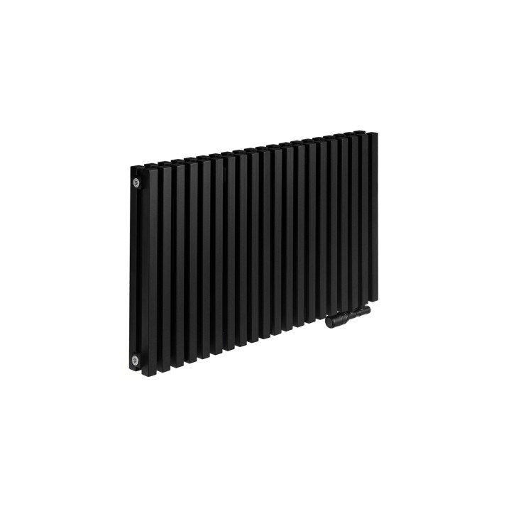 Grzejnik dekoracyjny poziomy EXTREME 575x1000, czarny