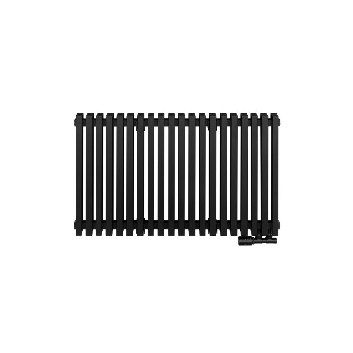 Grzejnik dekoracyjny poziomy EXTREME 575x1000, czarny