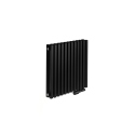 Grzejnik dekoracyjny poziomy EXTREME 575x600, czarny