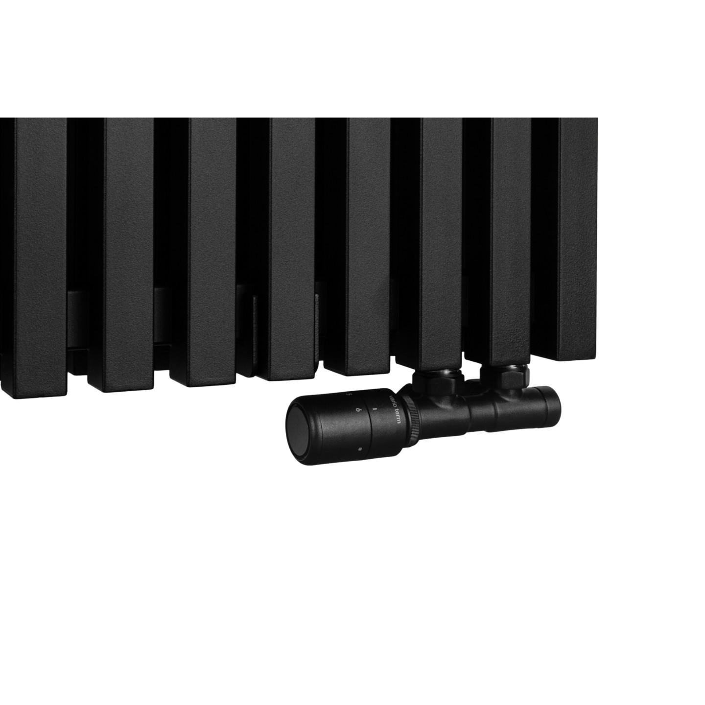 Grzejnik dekoracyjny poziomy EXTREME 575x600, czarny