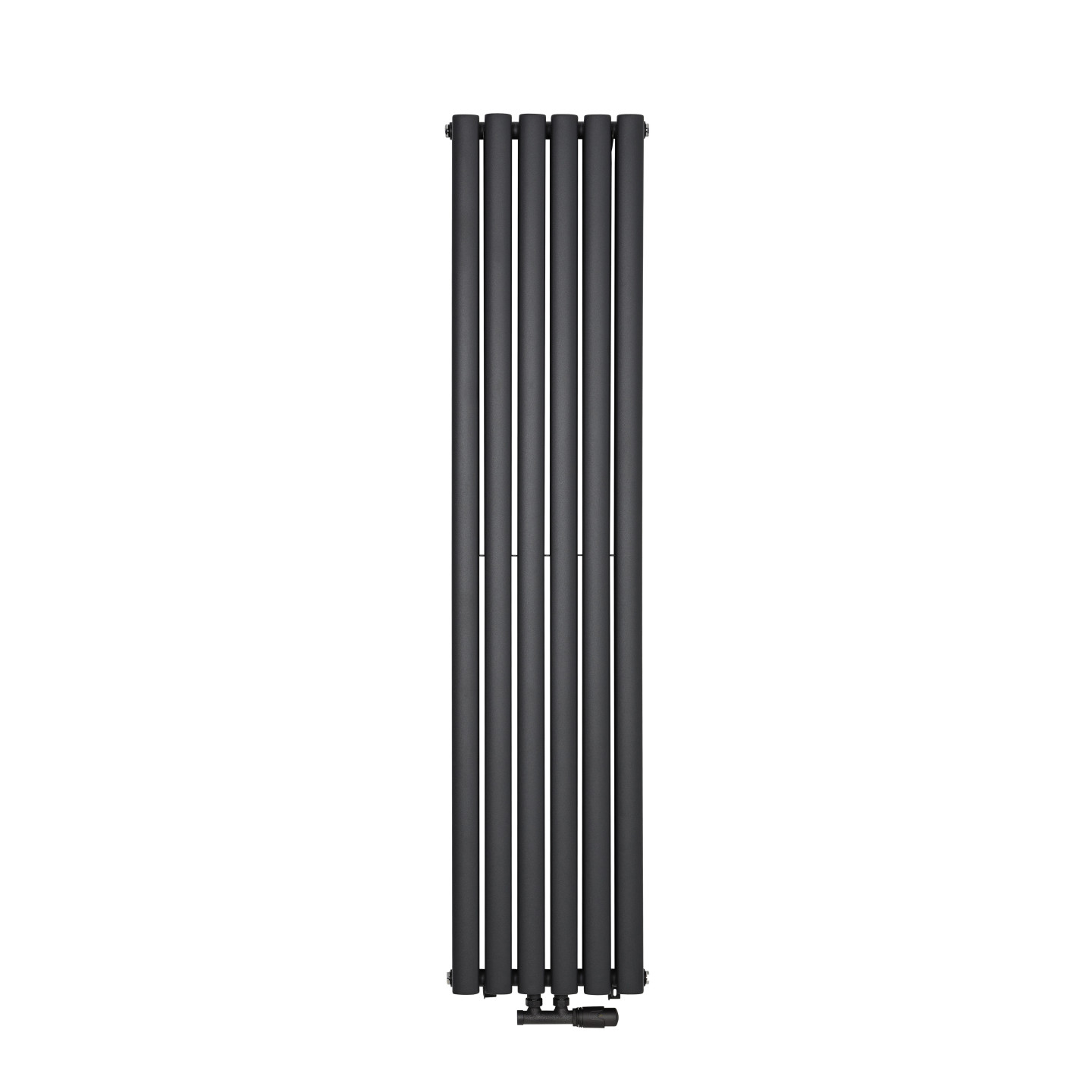 Grzejnik dekoracyjny Ultimate UT2E-1600x360-D50-G grafit struktura