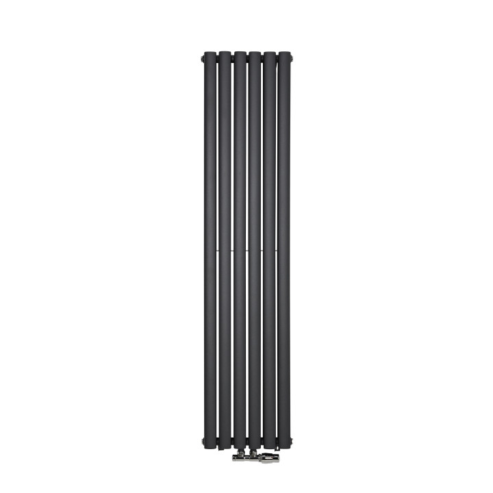 Grzejnik dekoracyjny Ultimate UT2E-1600x360-D50-G grafit struktura