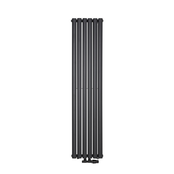 Grzejnik dekoracyjny Ultimate UT2E-1600x360-D50-G grafit struktura