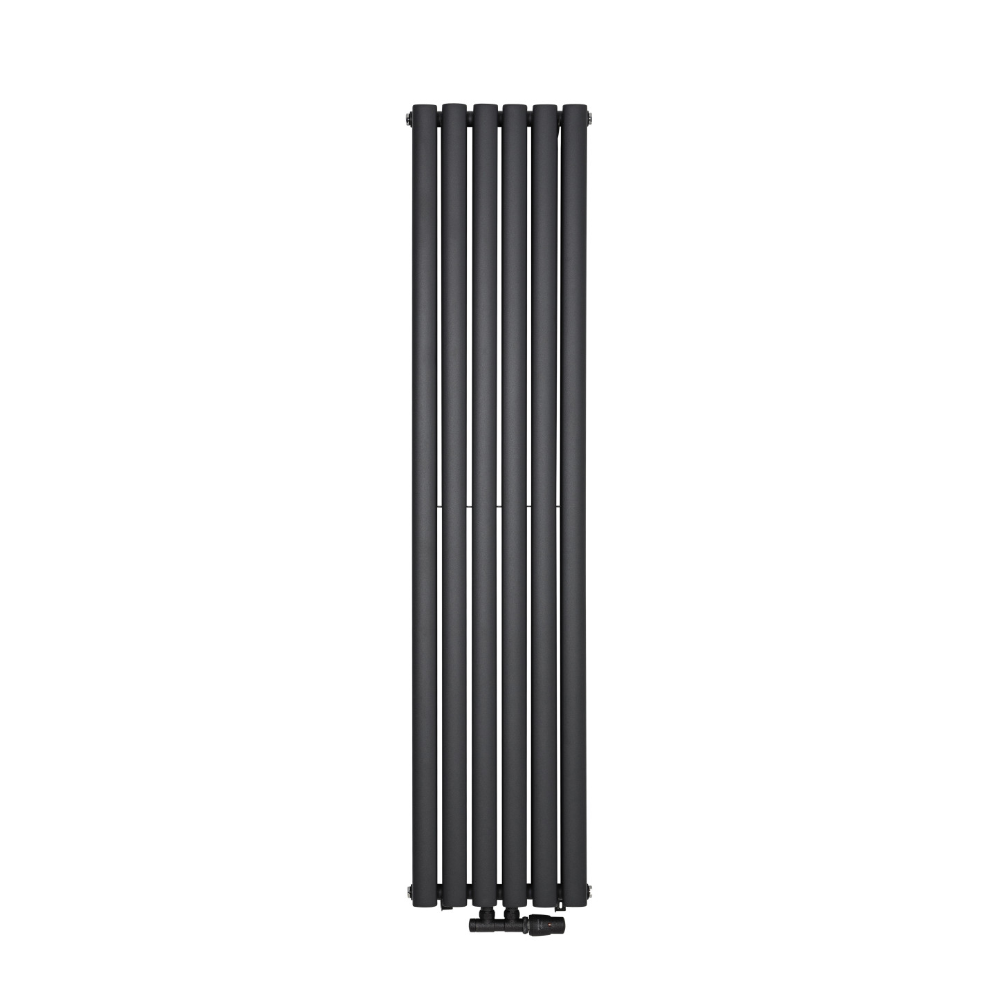 Grzejnik dekoracyjny Ultimate UT2E-1600x360-D50-G grafit struktura