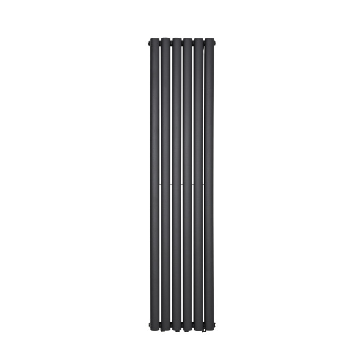 Grzejnik dekoracyjny Ultimate UT2E-1600x360-D50-G grafit struktura