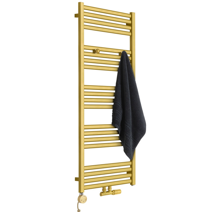 Grzejnik łazienkowy Neso NS-1275x500-D50-Z złoty