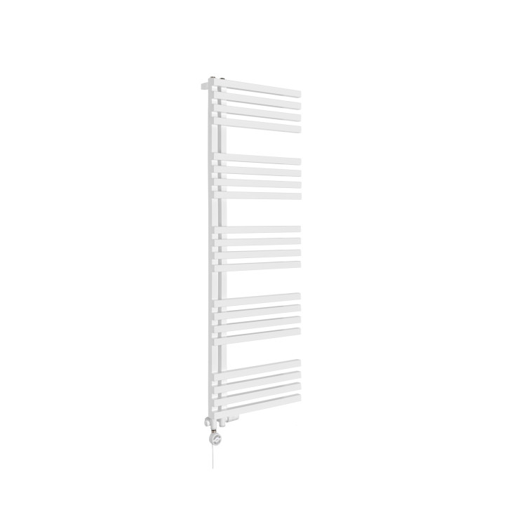 Grzejnik łazienkowy Lolly LO-1530x500-D50L/P-W biały mat