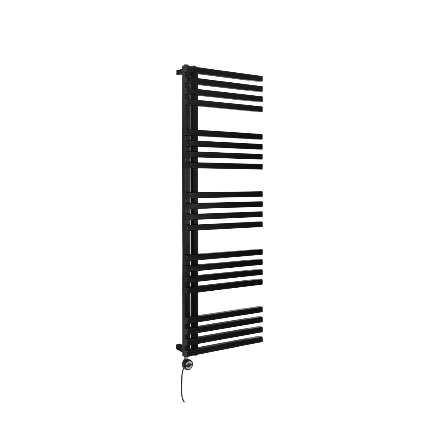 Grzejnik łazienkowy Lolly LO-1530x500-D50L/P-B czarny mat