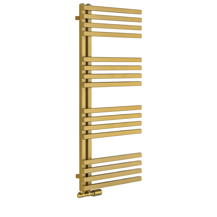Grzejnik łazienkowy Lolly LO-1200x500-D50L/P-Z złoty