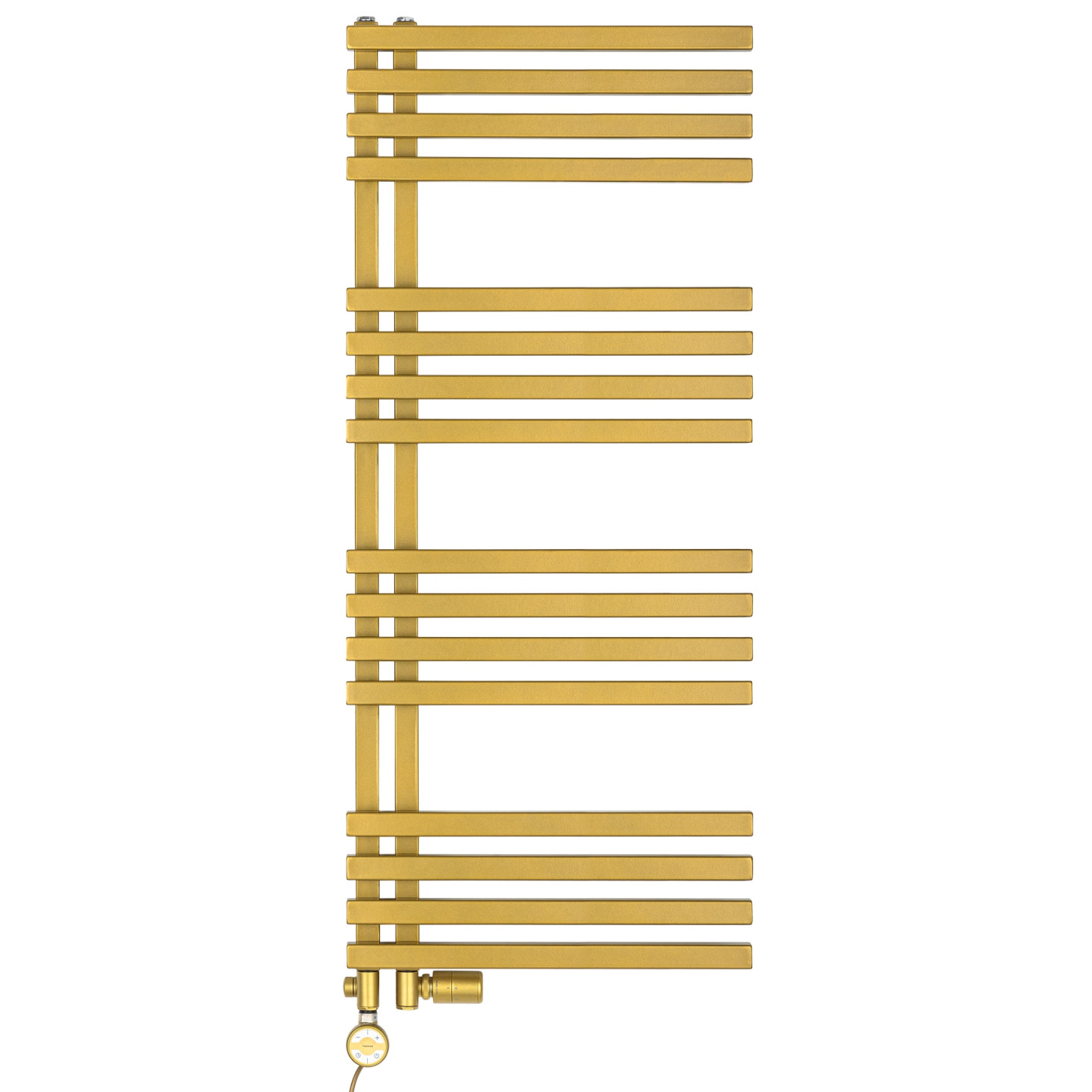 Grzejnik łazienkowy Lolly LO-1200x500-D50L/P-Z złoty
