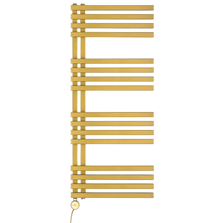 Grzejnik łazienkowy Lolly LO-1200x500-D50L/P-Z złoty