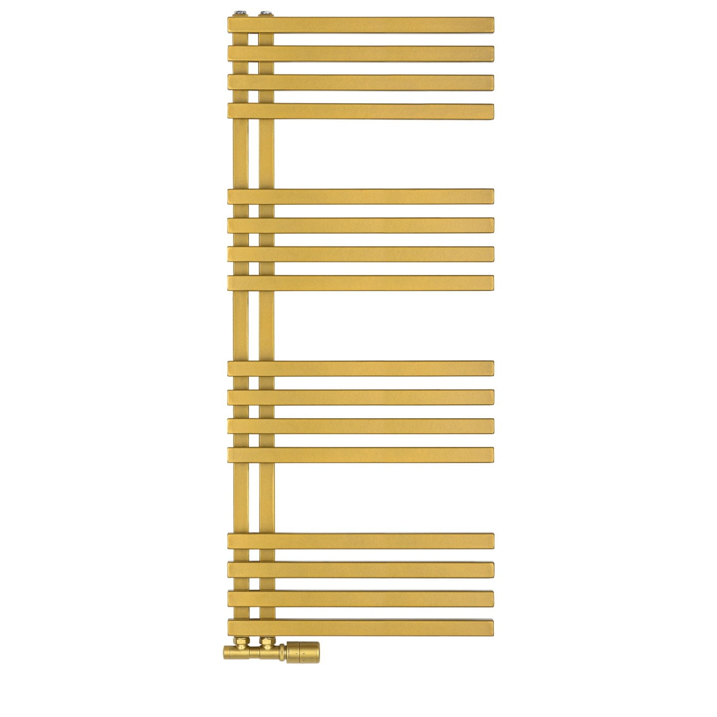 Grzejnik łazienkowy Lolly LO-1200x500-D50L/P-Z złoty