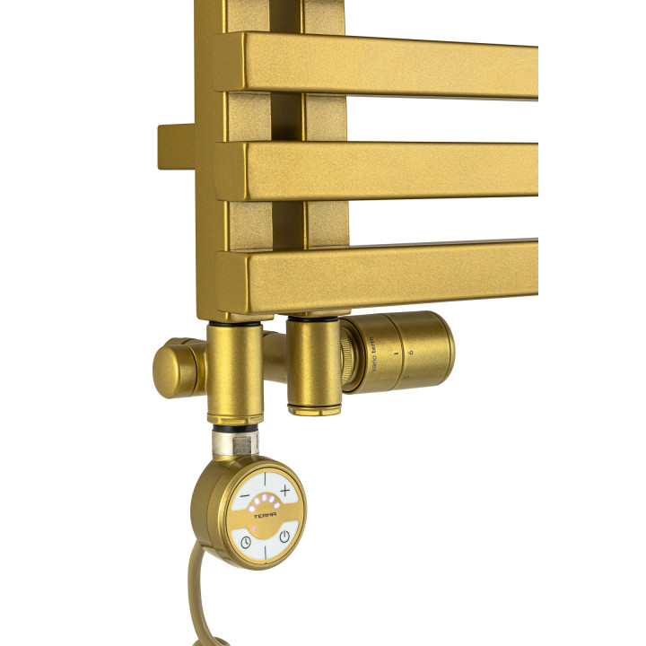 Grzejnik łazienkowy Lolly LO-1200x500-D50L/P-Z złoty
