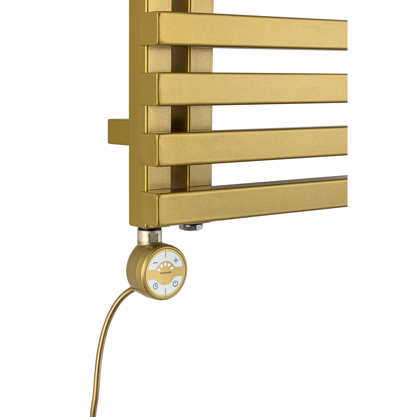 Grzejnik łazienkowy Lolly LO-1200x500-D50L/P-Z złoty