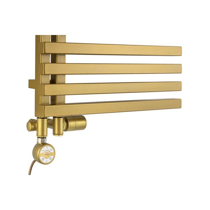 Grzejnik łazienkowy Lolly LO-1200x500-D50L/P-Z złoty