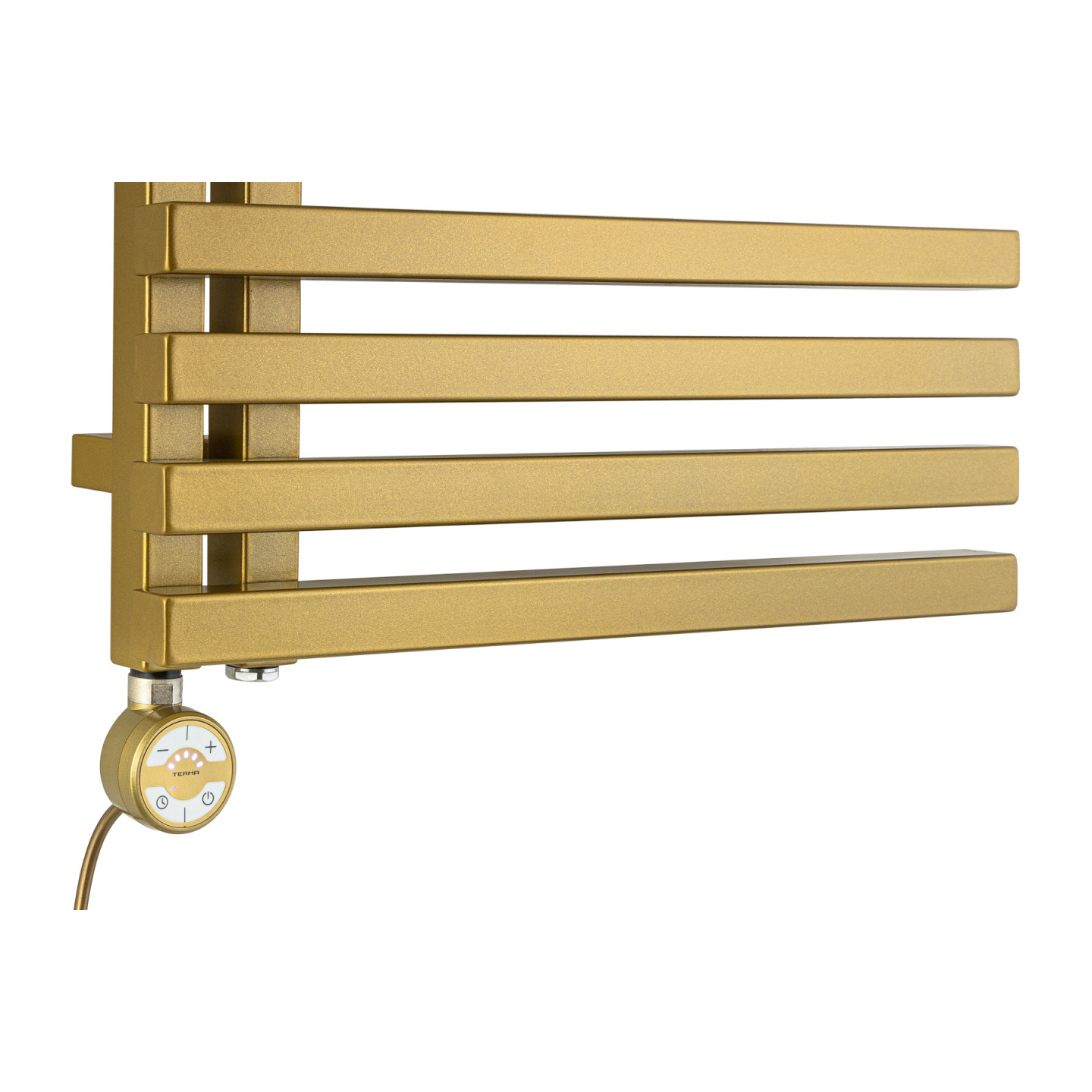 Grzejnik łazienkowy Lolly LO-1200x500-D50L/P-Z złoty