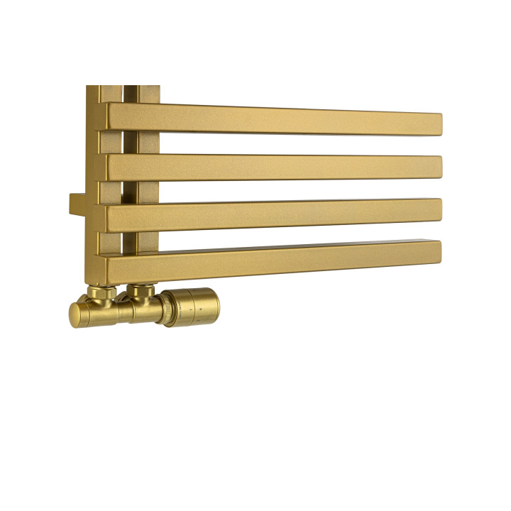 Grzejnik łazienkowy Lolly LO-1200x500-D50L/P-Z złoty
