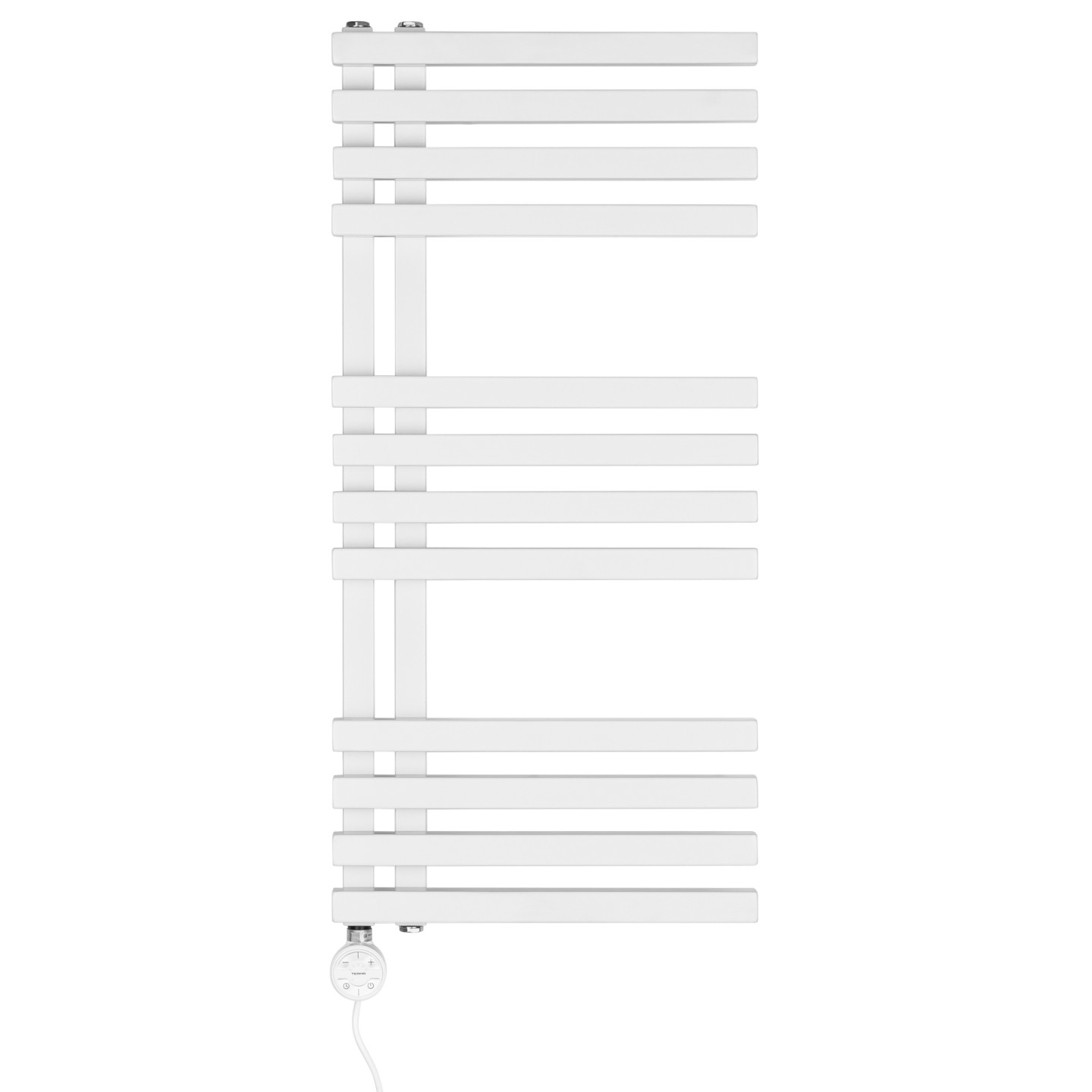 Grzejnik łazienkowy Lolly LO-870x400-D50L/P-W biały mat