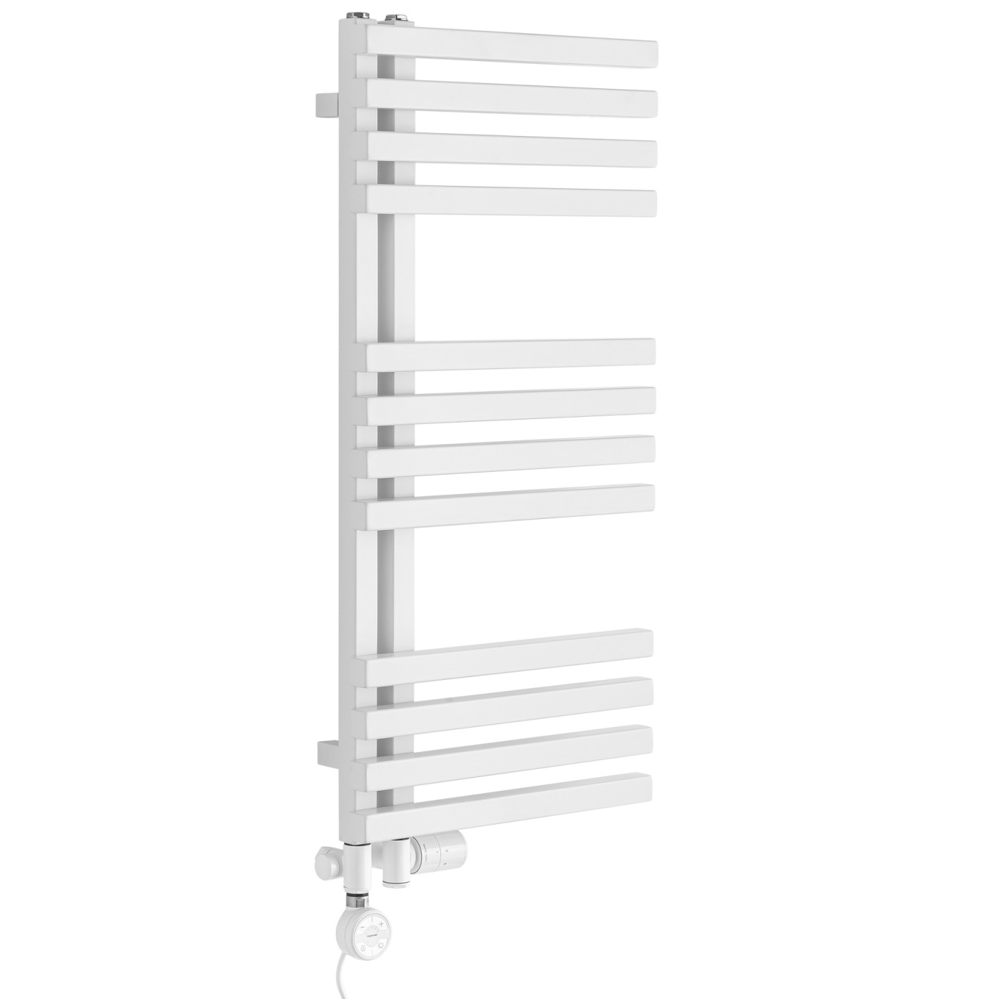 Grzejnik łazienkowy Lolly LO-870x400-D50L/P-W biały mat