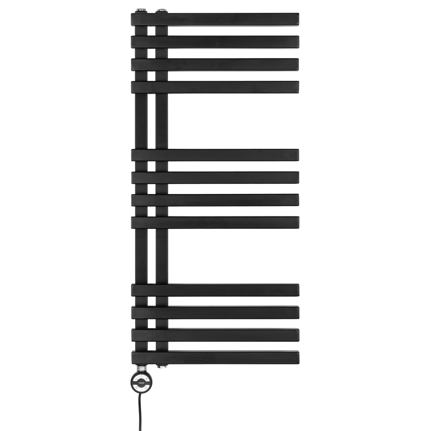 Grzejnik łazienkowy Lolly LO-870x400-D50L/P-B czarny mat