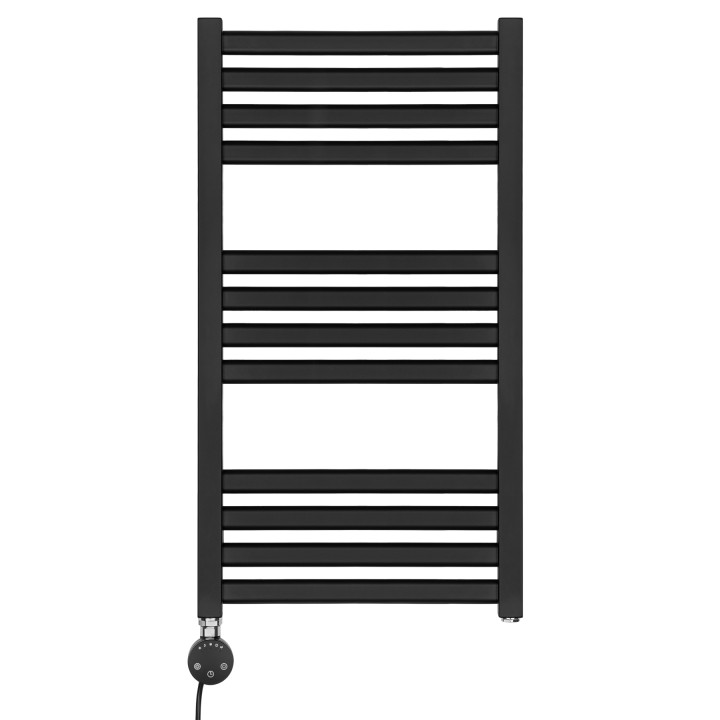 Grzejnik łazienkowy elektryczny NS 735x400 czarny 300W lewy z WiFi