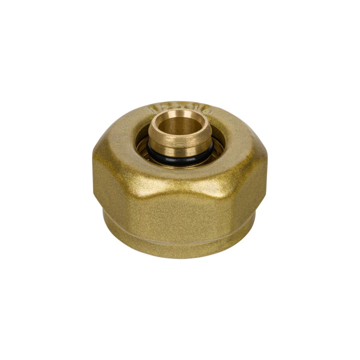 Złączka zaciskowa M22x1,5 x PEX16x2 złoty C84