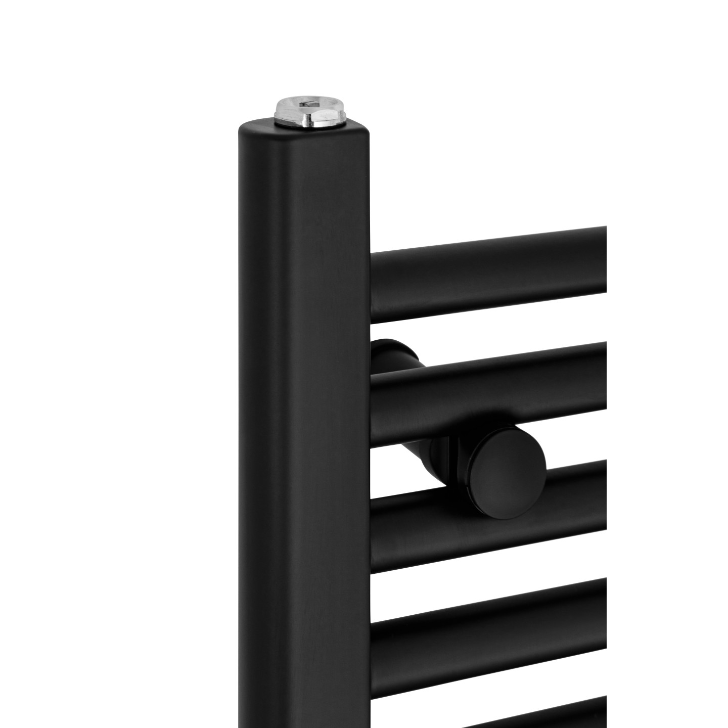 Grzejnik łazienkowy wodno-elektryczny Constans 1500x500 D50 czarny 600W