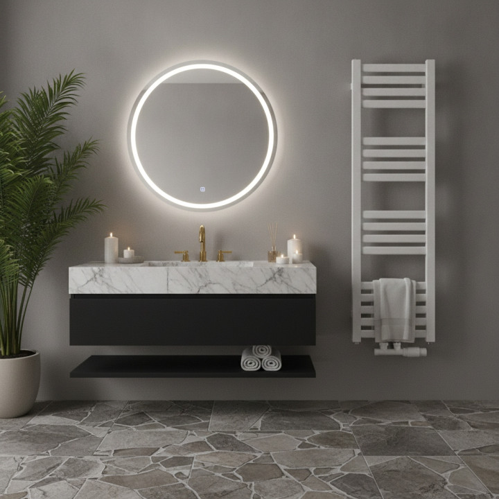 Grzejnik łazienkowy Neso NS-1005x300-D50-W biały