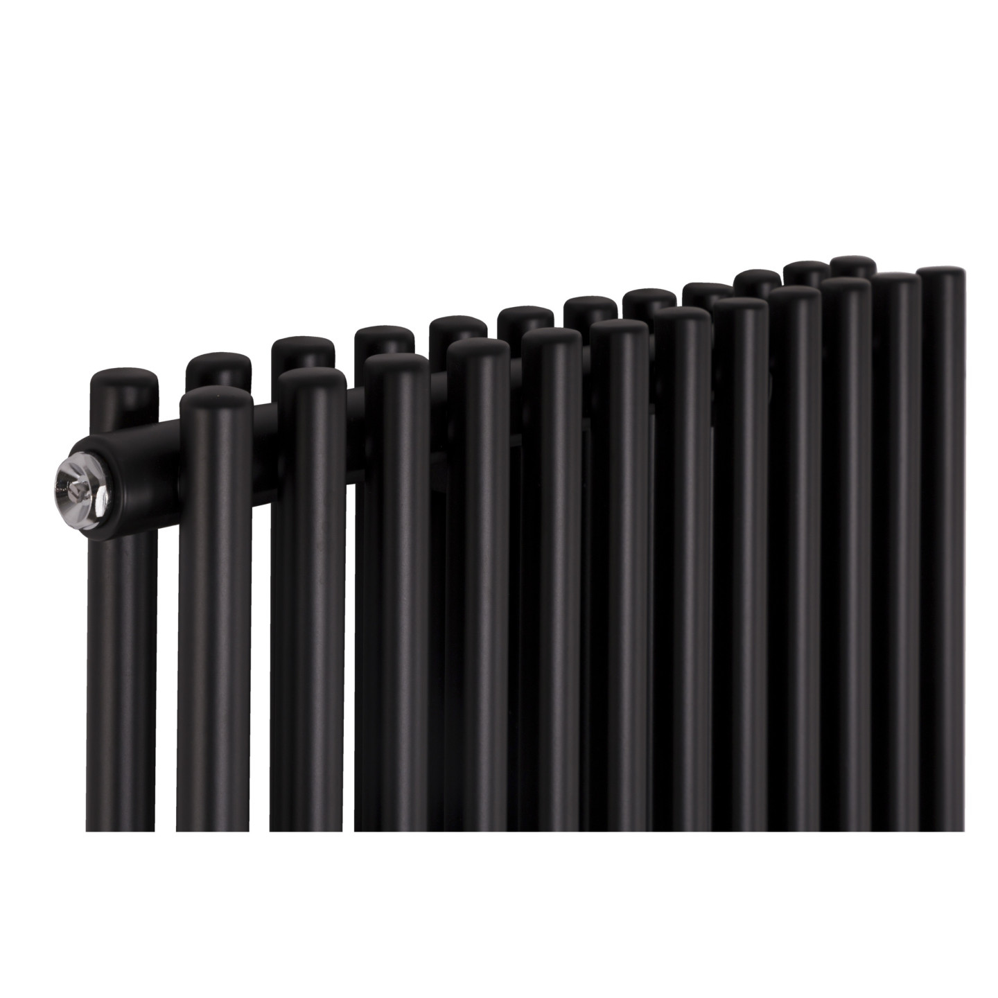 Grzejnik dekoracyjny pionowy Matrix 2 1800x500 1441W czarny mat