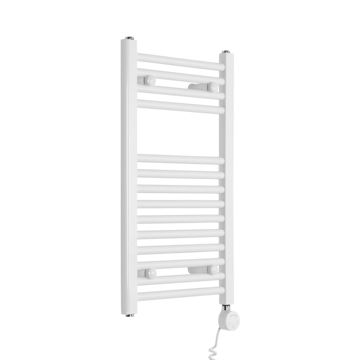 Grzejnik łazienkowy elektryczny Constans 700x400 biały 200W prawy