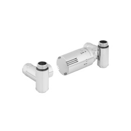 Zestaw termostatyczny Hybrid Valve Invest chrom prawy