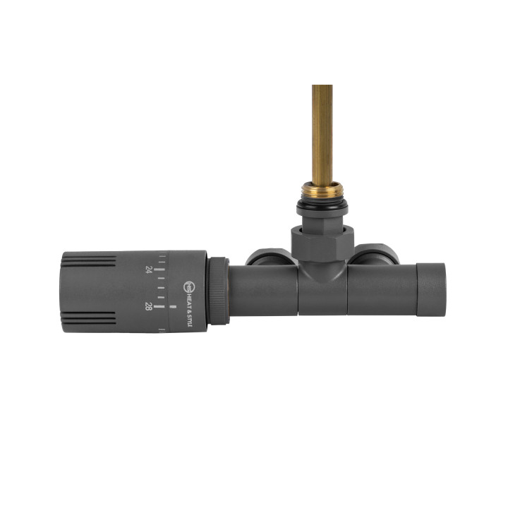 Przyłącze jednootworowe Single Pipe Valve Invest, grafit