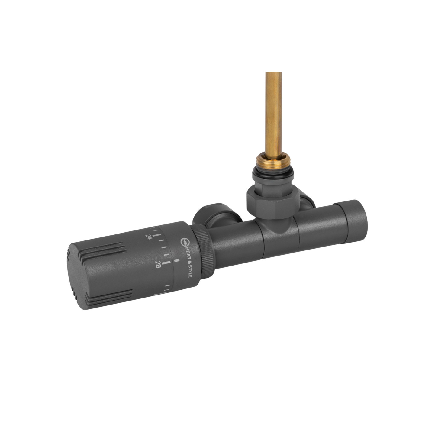 Przyłącze jednootworowe Single Pipe Valve Invest, grafit