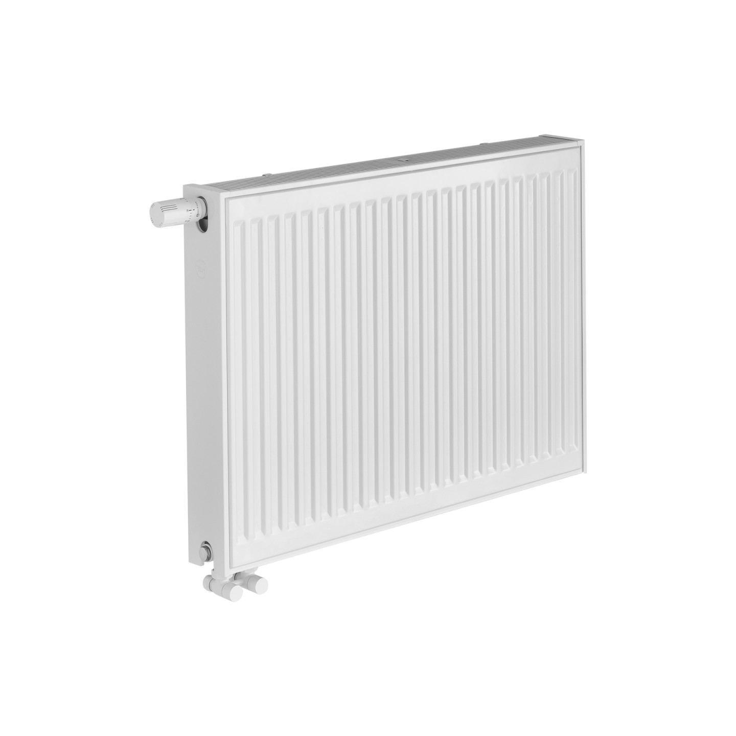 Grzejnik pokojowy panelowy Classic Line CV22 600x800 biały 1267W - widok perspektywiczny