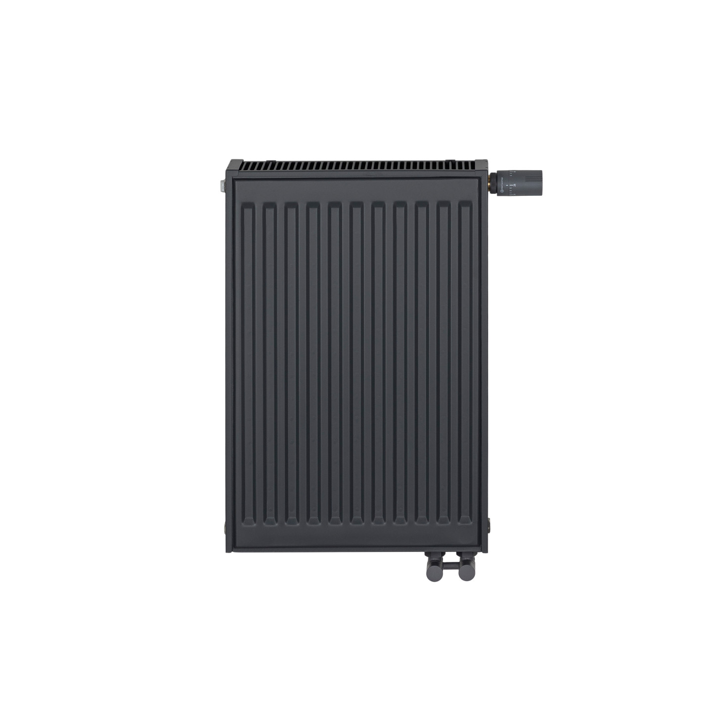 Grzejnik pokojowy panelowy Classic Line CV22 600x400 antracyt 634W - widok z przodu